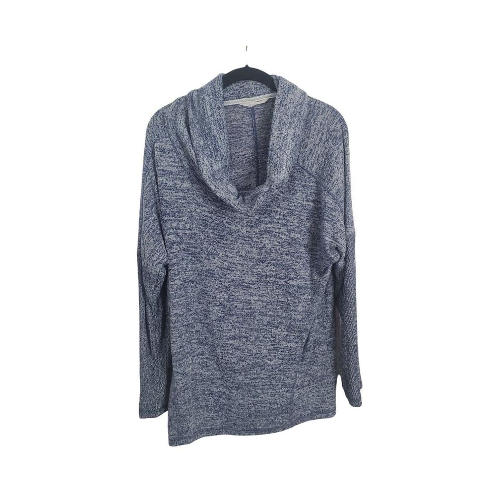 Harmony Balance Cowl Neck Sweater Large‎ Womens Blue Long Sleeve Casual Top